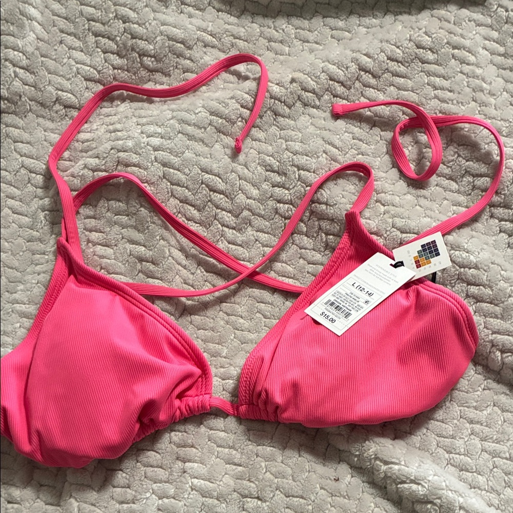 Vibrant Pink Bikini Top